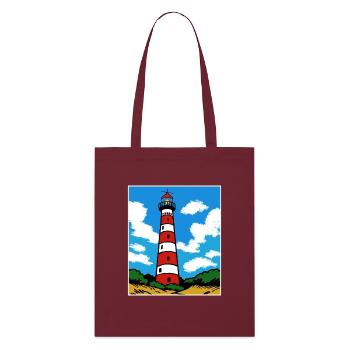 J’adore Ameland Holiday Lighthouse - Tote bag bio Stanley/Stella - bordeaux - Devant