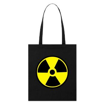 Radioactive Warning - Stanley/Stella Organic Tote Bag - black - Front