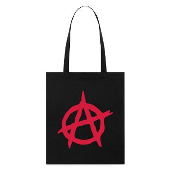 anarchy - Stanley/Stella Organic Tote Bag - black - Front