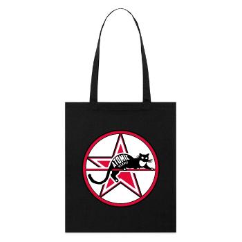 Atomic Utopia - Cat Star - Stanley/Stella Organic Tote Bag - black - Front