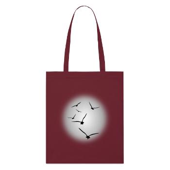 vol d'oiseaux - Tote bag bio Stanley/Stella - bordeaux - Devant