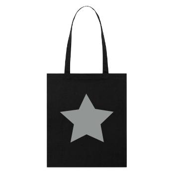 Star - Stanley/Stella Organic Tote Bag - black - Front