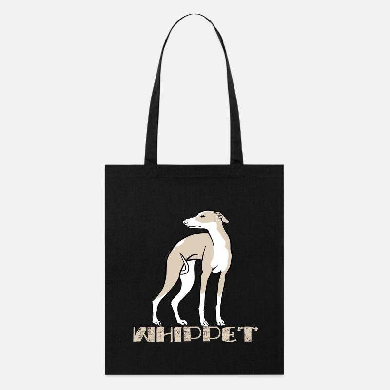 Whippet 45 - Stanley/Stella Bio-Stoffbeutel - Schwarz
