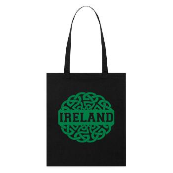 Knotwork Irlande - vient dans toutes les couleurs - Tote bag bio Stanley/Stella - noir - Devant