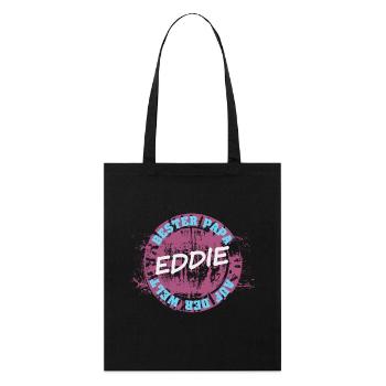 Fête des pères Eddie - Tote bag bio Stanley/Stella - noir - Devant