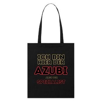 I am a trainee specialist - Stanley/Stella Organic Tote Bag - black - Front