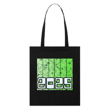 Année 2025 - Tote bag bio Stanley/Stella - noir - Devant