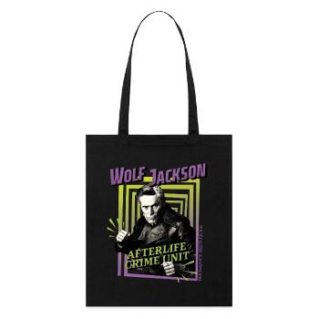 Beetlejuice 2 Wolf Jackson Afterlife Crime Unit - Stanley/Stella Organic Tote Bag - black - Front