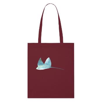 Skate - Stanley/Stella Organic Tote Bag - burgundy - Front