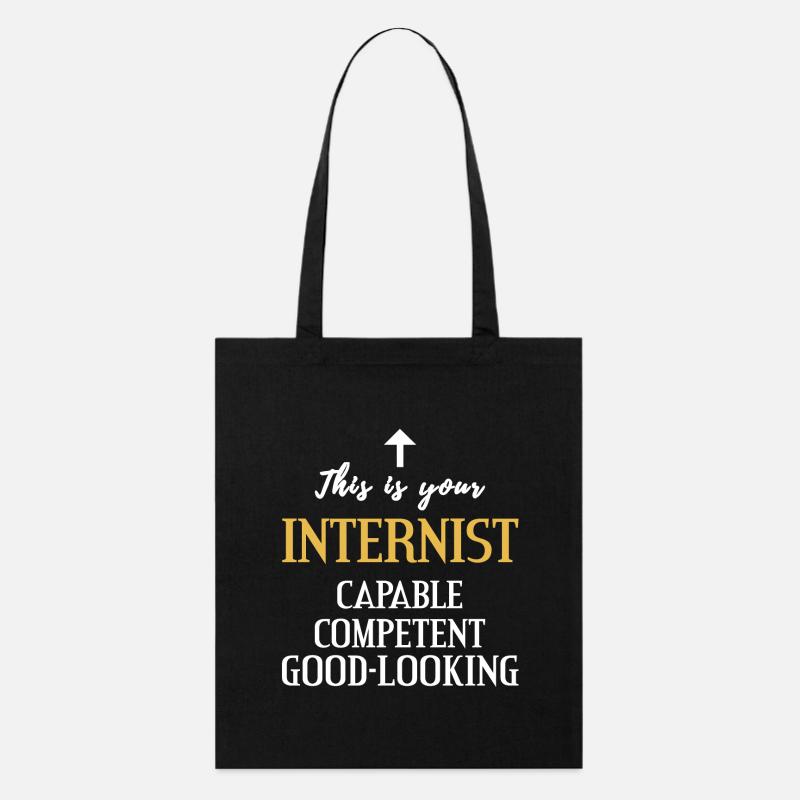 Médecin interniste compétent beau cadeau - Tote bag bio Stanley/Stella - noir
