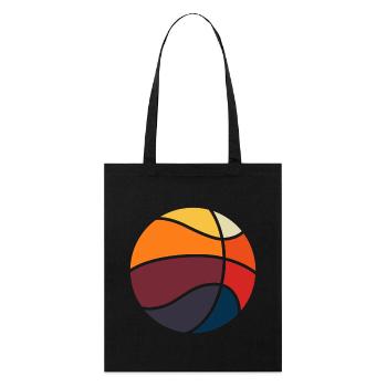 Design Abstrait Coloré Énergie - Tote bag bio Stanley/Stella - noir - Devant