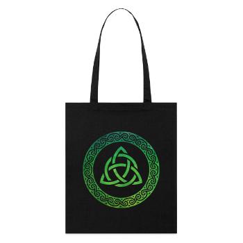 Nœud celtique - Tote bag bio Stanley/Stella - noir - Devant