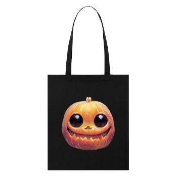 Pumpkin Head For Halloween - Stanley/Stella Organic Tote Bag - black - Front