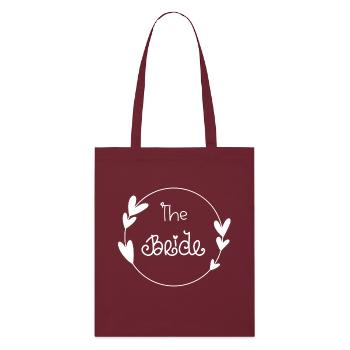 Die Braut - Stanley/Stella Bio-Stoffbeutel - Burgunderrot - Vorne