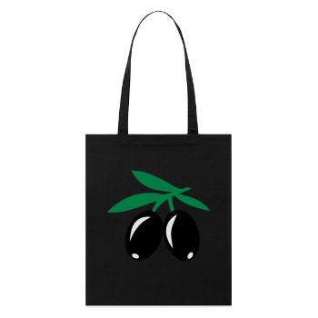 Olives - Stanley/Stella Organic Tote Bag - black - Front