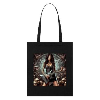 Guitariste en enfer - Tote bag bio Stanley/Stella - noir - Devant