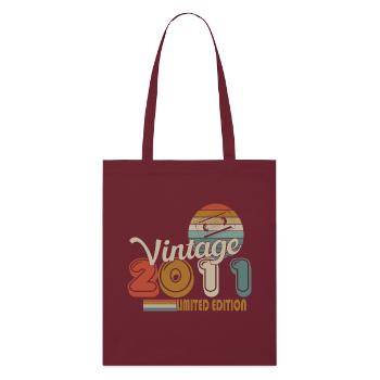 2011 - Tote bag bio Stanley/Stella - bordeaux - Devant