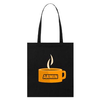 Gift for Armin - Stanley/Stella Organic Tote Bag - black - Front