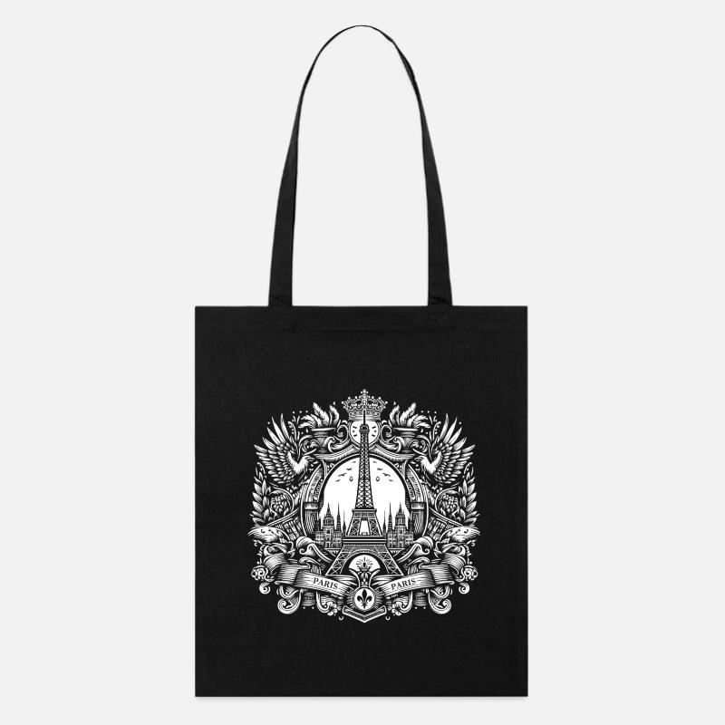 Paris Paris - Stanley/Stella Organic Tote Bag - black