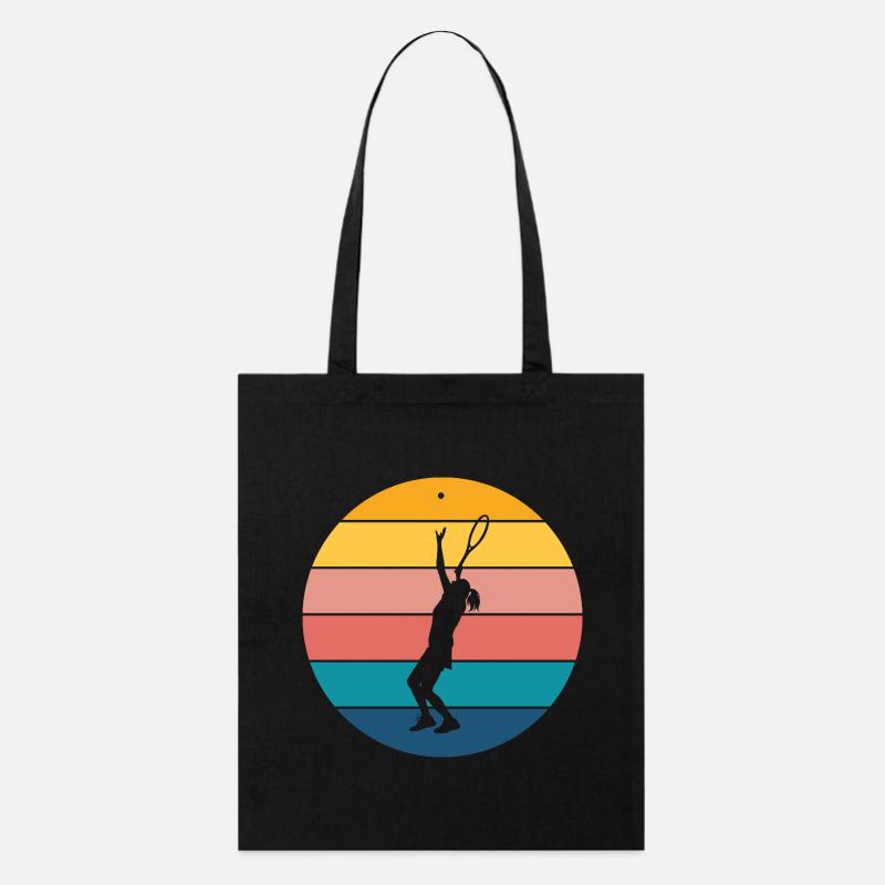 tennis - Tote bag bio Stanley/Stella - noir