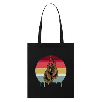 Boxing Gloves - Stanley/Stella Organic Tote Bag - black - Front