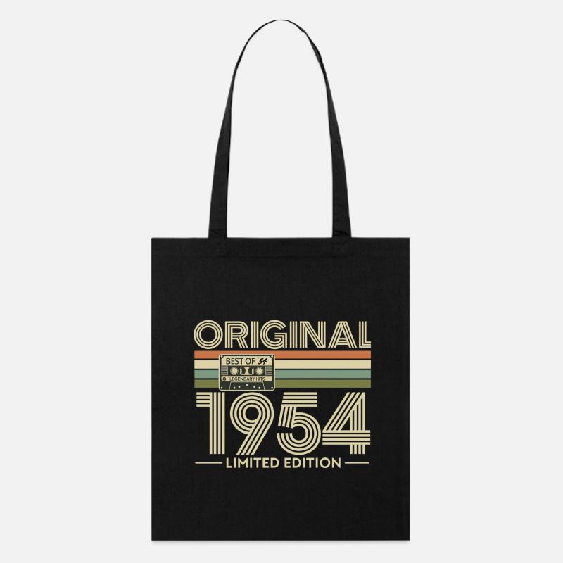 Original 1954 Édition Limité Retro Hits - Tote bag bio Stanley/Stella - noir