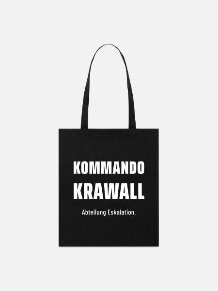 Kommando Krawall - Stanley/Stella Bio-Stoffbeutel - Schwarz