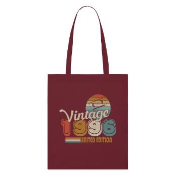 1996 - Stanley/Stella Organic Tote Bag - burgundy - Front