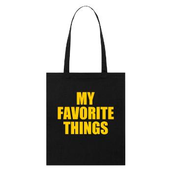 my favorite things - Tote bag bio Stanley/Stella - noir - Devant