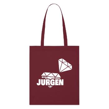 Précieux Jürgen - Tote bag bio Stanley/Stella - bordeaux - Devant