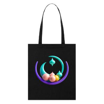 Ramadan Gift Eid Mubarak Islam Allah Muslim - Stanley/Stella Organic Tote Bag - black - Front