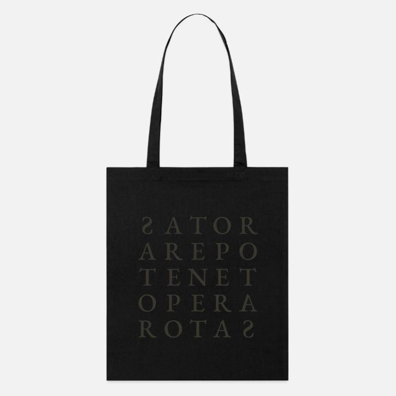 SATOR AREPO TENET OPERA ROTAS - Stanley/Stella Bio-Stoffbeutel - Schwarz