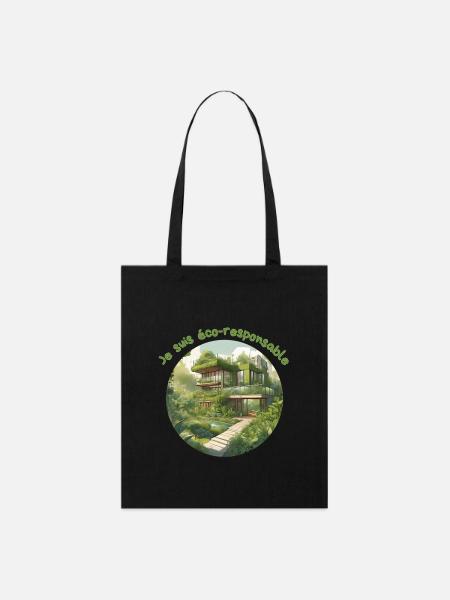 éco-responsable - Tote bag bio Stanley/Stella - noir