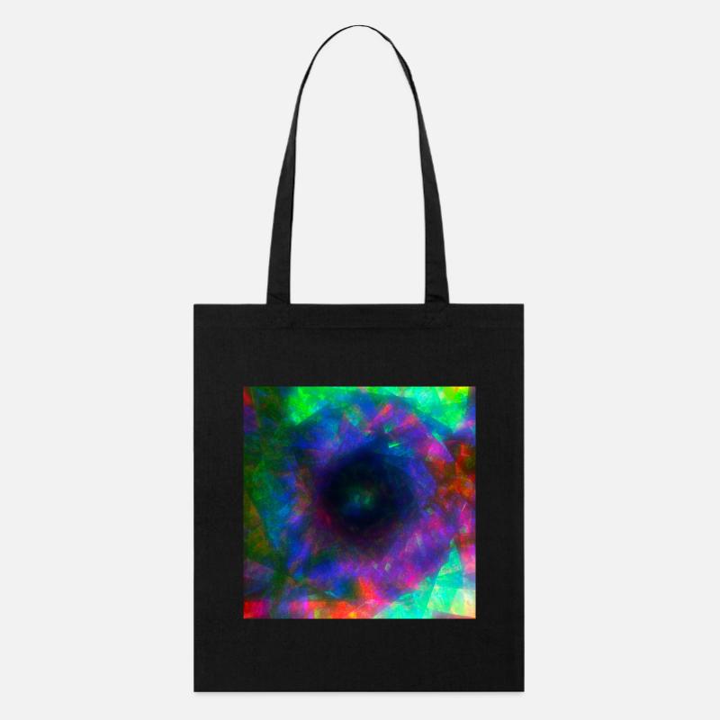 Y2k Psychedelic Design - Stanley/Stella Organic Tote Bag - black