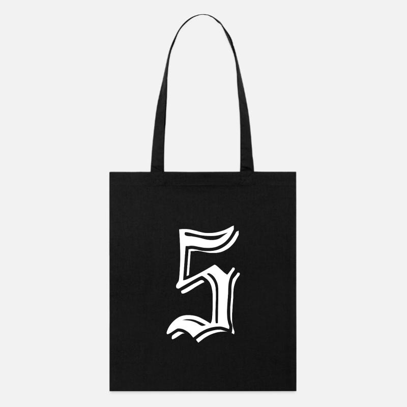 Five - Stanley/Stella Organic Tote Bag - black