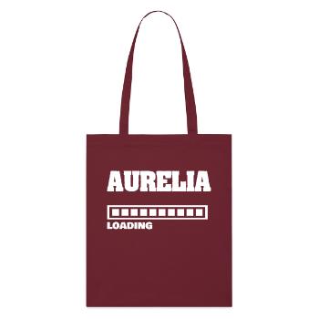 Aurelia - Tote bag bio Stanley/Stella - bordeaux - Devant