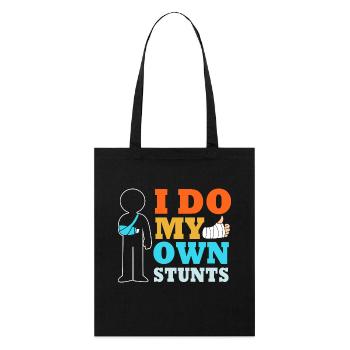 Broken Arm Bone Fracture - Stanley/Stella Organic Tote Bag - black - Front