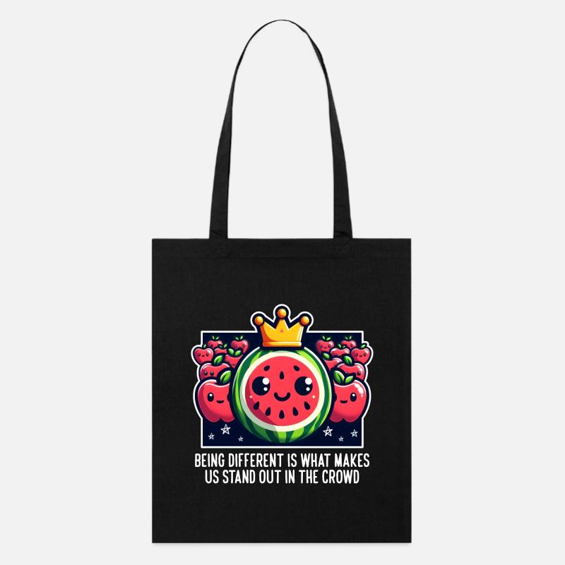 ÊTRE DIFFÉRENT EST CE QUI NOUS DISTINGUE - Tote bag bio Stanley/Stella - noir