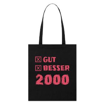 2000 - Stanley/Stella Organic Tote Bag - black - Front