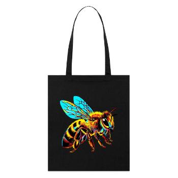 Abeille - Tote bag bio Stanley/Stella - noir - Devant