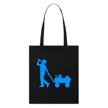 Fête des pères - Tote bag bio Stanley/Stella - noir - Devant