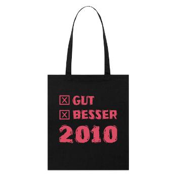 2010 - Stanley/Stella Organic Tote Bag - black - Front