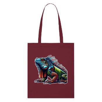 Iguane - Tote bag bio Stanley/Stella - bordeaux - Devant