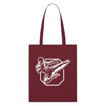 Kickboxing - Stanley/Stella Organic Tote Bag - burgundy - Front
