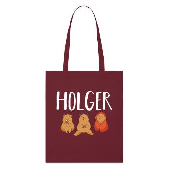 Gamer Zocker Zocken Gaming Holger - Tote bag bio Stanley/Stella - bordeaux - Devant
