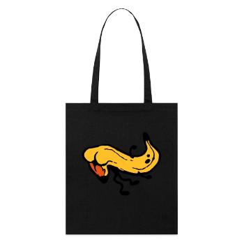 Banana Butt - Stanley/Stella Organic Tote Bag - black - Front