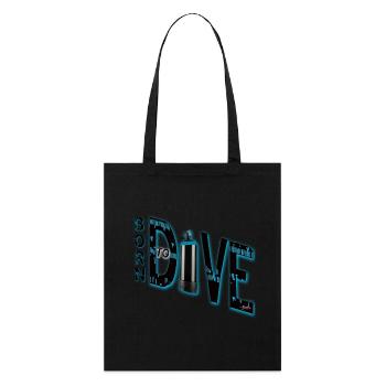 Né à Dive - Tote bag bio Stanley/Stella - noir - Devant