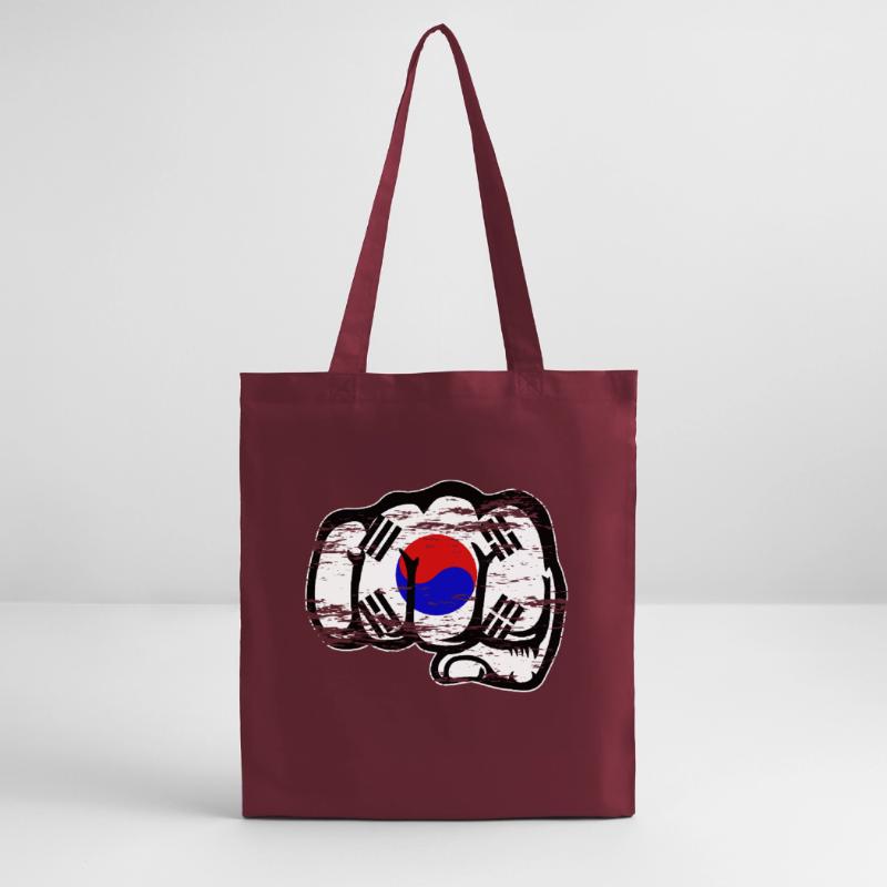 Drapeau de la Corée du Sud Main Poing Utilisé Tote bag bio Stanley/Stella