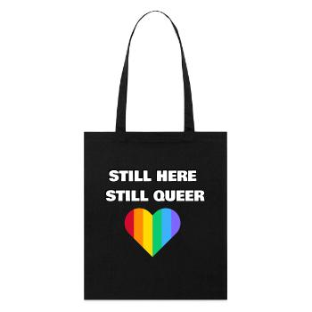 TOUJOURS LÀ TOUJOURS QUEER - Tote bag bio Stanley/Stella - noir - Devant