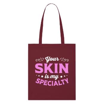 Esthéticien - Tote bag bio Stanley/Stella - bordeaux - Devant